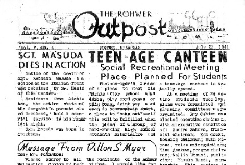Rohwer Outpost Vol. V No. 8 (July 22, 1944) (ddr-densho-143-186)