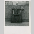 Wood chair with canvas back and seat (ddr-densho-426-925)