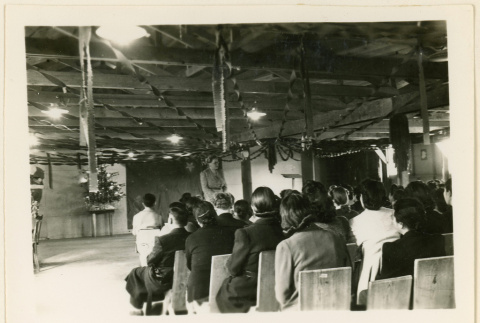 Dr. Lawsome delivering Christmas greetings (ddr-densho-37-1280)
