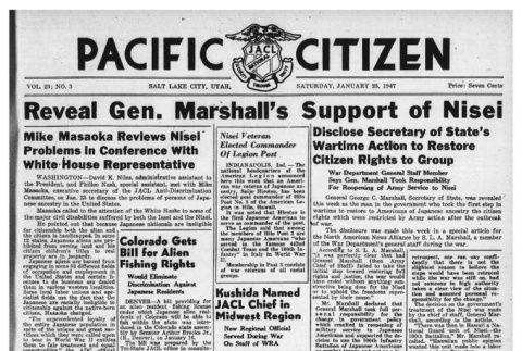 The Pacific Citizen, Vol. 24 No. 3 (January 25, 1947) (ddr-pc-19-4)