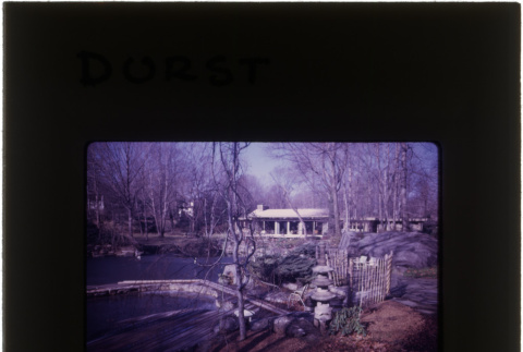 Lake and home at the Durst project (ddr-densho-377-669)