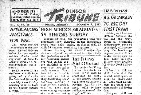 Denson Tribune Vol. I No. 55 (September 7, 1943) (ddr-densho-144-96)