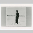 Serviceperson standing in snow (ddr-densho-1007-207)