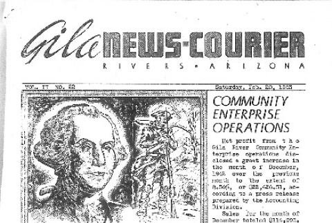 Gila News-Courier Vol. II No. 22 (February 20, 1943) (ddr-densho-141-57)