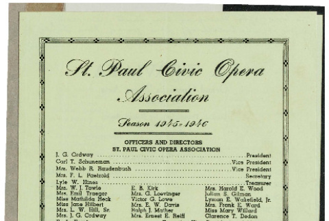 St. Paul Civic Opera Association season 1945-1946 (ddr-csujad-49-106)