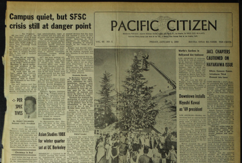 Pacific Citizen, Vol 68, No. 1 (January 3, 1969) (ddr-pc-41-1)