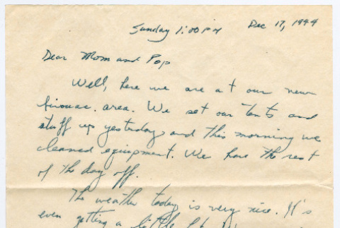 Letter from Tadashi Ishida to Mr. & Mrs. Y Ishida (ddr-densho-535-99)