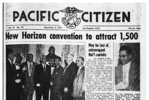 The Pacific Citizen, Vol. 39 No. 10 (September 3, 1954) (ddr-pc-26-36)