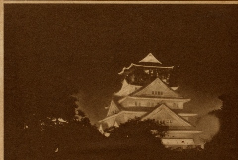 View of Osaka Castle at night (ddr-njpa-8-24)