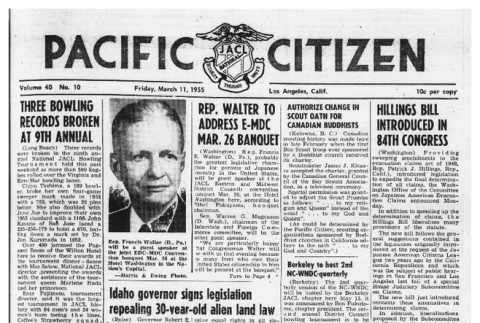 The Pacific Citizen, Vol. 40 No. 10 (March 11, 1955) (ddr-pc-27-10)