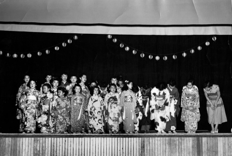 Group standing on stage (ddr-ajah-3-292)