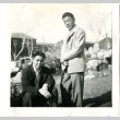 Two men standing in Liberty Park (ddr-manz-6-78)