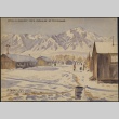 Painting of Manzanar in snow (ddr-manz-2-65)