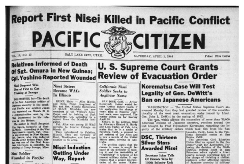 The Pacific Citizen, Vol. 18 No. 13 (April 1, 1944) (ddr-pc-16-14)