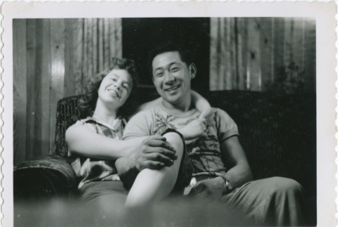 Masao Yamashita with a friend (ddr-densho-296-249)