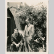 Tomoyuki Nozawa (seated) with unidentified man (ddr-densho-426-2136)