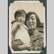 Iku Takahashi and baby (ddr-densho-355-403)