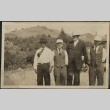 Four men in a field (ddr-densho-259-23)