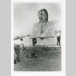 Camp Hansen Marines landscaping at the Kin Village War Memorial on Okinawa (ddr-densho-1007-105)