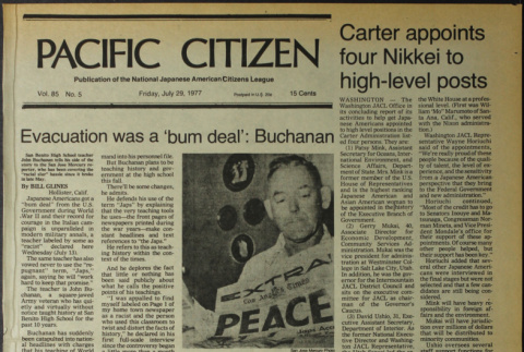 Pacific Citizen, Vol. 85, No. 5 (July 29, 1977) (ddr-pc-49-29)