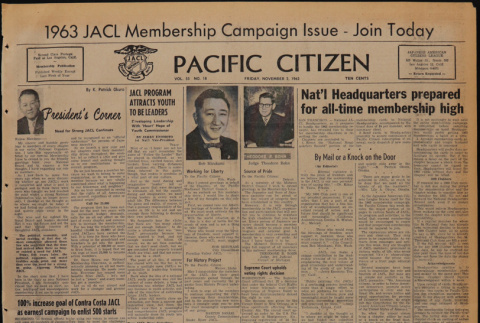 Pacific Citizen, Vol. 55, No. 18 (November 2, 1962) (ddr-pc-34-44)