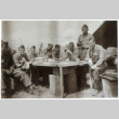 Company K (442nd RCT) officers eating (ddr-densho-1007-586)