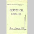 Manzanar Y.B.A. Oratorical Contest program (ddr-manz-4-115)