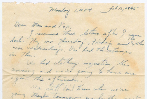 Letter from Tadashi Ishida to Mr. & Mrs. Y Ishida (ddr-densho-535-132)