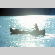 Camper canoeing on the lake (ddr-densho-336-825)