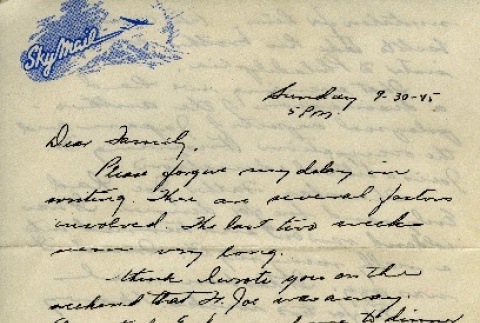 Letter from a camp teacher to her family (ddr-densho-171-81)