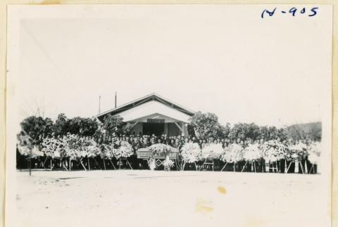 Mourners at Ogami's funeral (ddr-densho-37-1962)