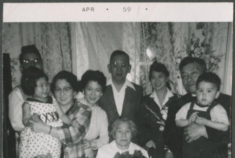 Hideko Kondo with Sakura family (ddr-densho-523-311)