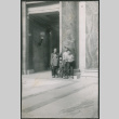 Agnes, David, Chester Jr., Gerald and Norman Sakura outside Wisconsin State Capitol building (ddr-densho-523-223)