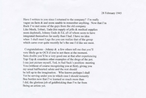 Letter from Robert Ikari to Ted Akimoto (ddr-densho-299-80)