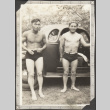 Two men in swim suits (ddr-densho-326-615)