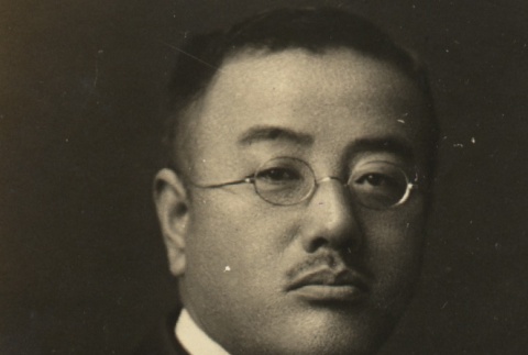 Portrait of Seiichi Ooi, a Kyoto University professor (ddr-njpa-4-1573)