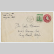 Envelope addressed to John Bonomi (ddr-janm-21-22)