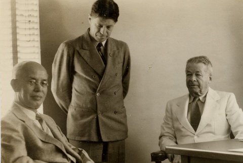 Charles Crane meeting with two men (ddr-njpa-2-197)