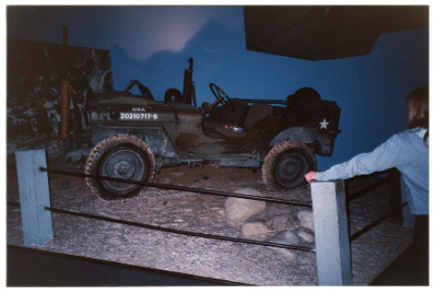 Jeep in 442nd RCT exhibit at Smithsonian (ddr-densho-368-259)