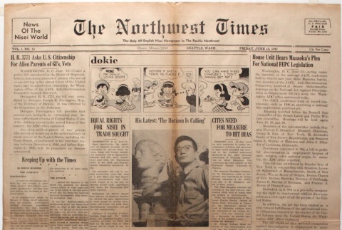 The Northwest Times Vol. 1 No. 41 (June 13, 1947) (ddr-densho-229-29)