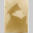 Side profile of Winston Churchill with a cigar (ddr-njpa-1-76)