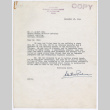 Letter from Albert W. Palmer to J. Albert Woll (ddr-densho-446-77)