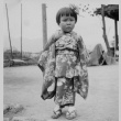 Little girl wearing a kimono (ddr-densho-187-16)