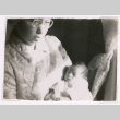 Mitzi Isoshima and baby Elaine Isoshima (ddr-densho-477-163)