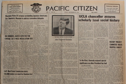Pacific Citizen, Vol. 58, No. 22 (November 29, 1963) (ddr-pc-35-48)
