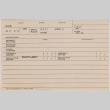 Blank evacuee index card for WCCA (Wartime Civil Control Administration) (ddr-densho-410-3)
