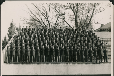 Military group photograph (ddr-densho-397-3)