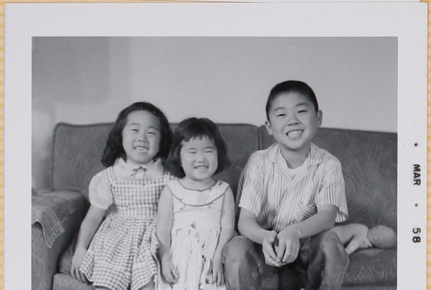 William, Susan and Leslie Shiomi (ddr-densho-522-467)