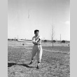 Baseball player hitting a ball (ddr-fom-1-746)
