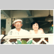 Bill and Tomi Iino sitting at restaurant (ddr-densho-368-304)